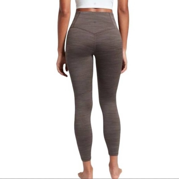 ATHLETA Elation High Rise Space Dye 7/8 Tight in Coffee House - Picture 3 of 11